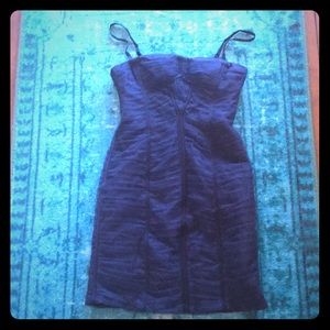 BCBG navy mini dress